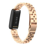 For Fitbit Luxe | Classic Steel Band | Rose Gold