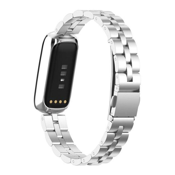 For Fitbit Luxe | Classic Steel Band | Silver