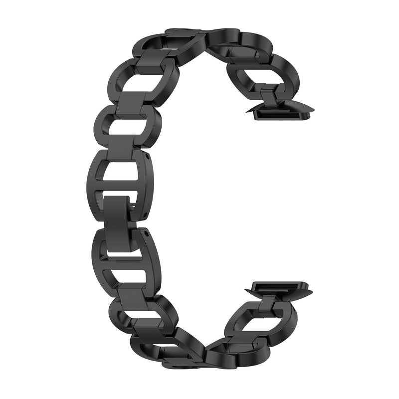 For Fitbit Luxe | Glamorous Steel Band | Black