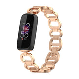 For Fitbit Luxe | Glamorous Steel Band | Rose Gold