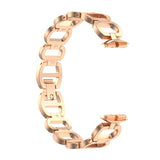 For Fitbit Luxe | Glamorous Steel Band | Rose Gold