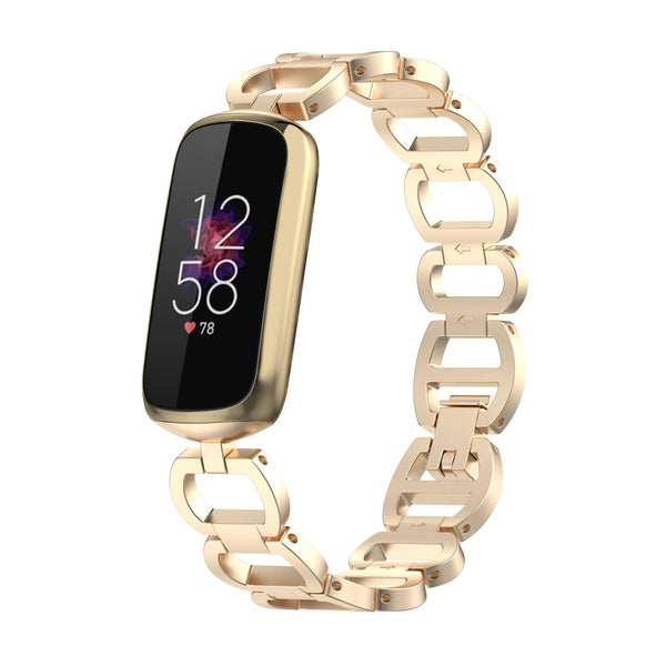 For Fitbit Luxe | Glamorous Steel Band | Champagne