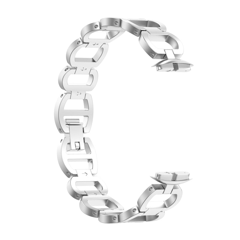 For Fitbit Luxe | Glamorous Steel Band | Silver