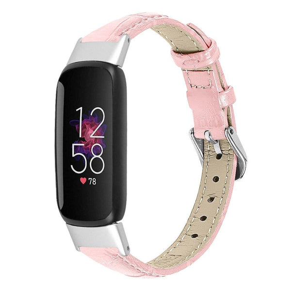 For Fitbit Luxe | Premium Leather Band | Pink