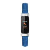 For Fitbit Luxe | Premium Leather Band | Blue