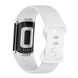 For Fitbit Charge 5 & Fitbit Charge 6 | White Silicone Band