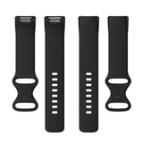 For Fitbit Charge 5 & Fitbit Charge 6 | Black Silicone Band