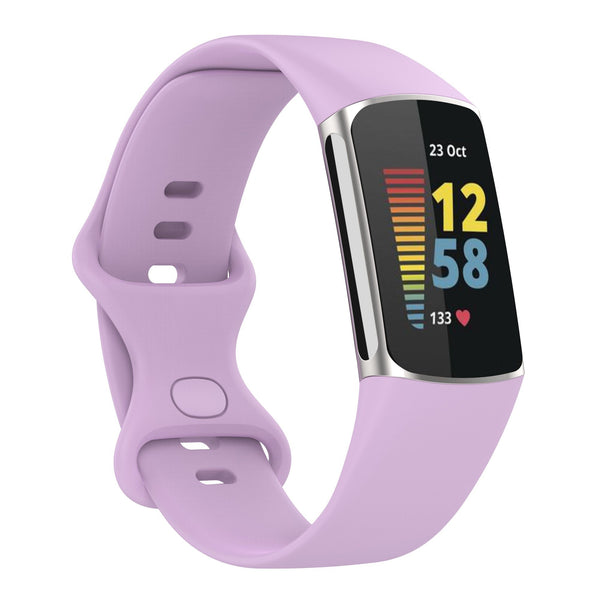 For Fitbit Charge 5 & Fitbit Charge 6 | Purple Silicone Band