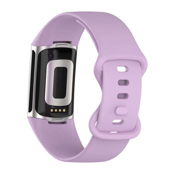 For Fitbit Charge 5 | Purple Silicone Band