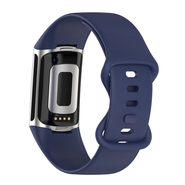 For Fitbit Charge 5 & Fitbit Charge 6 | Dark Blue Silicone Band