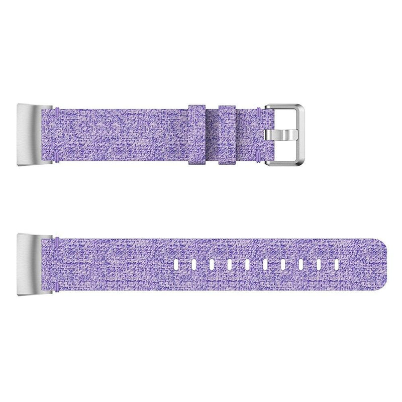 For Fitbit Charge 5 & Fitbit Charge 6 | Purple Woven Canvas Band